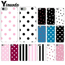 Yinuoda, узор в горошек, сделай сам, раскрашенные красивые аксессуары для телефонов, чехол для Apple iPhone 8, 7, 6, 6S Plus, X, XS, MAX, 5, 5S, SE, XR, чехол