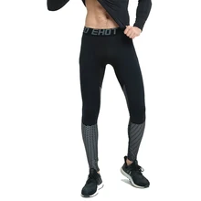 Спортивные Леггинсы спортивные брюки для бега компрессионные колготки мужские дышащие быстросохнущие Спортивные Компрессионные брюки для спортзала PB004