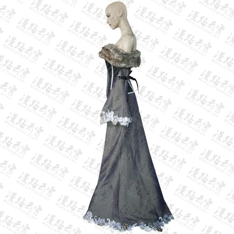 Final Fantasy X Лулу Косплэй Хэллоуина форма сексуальное платье