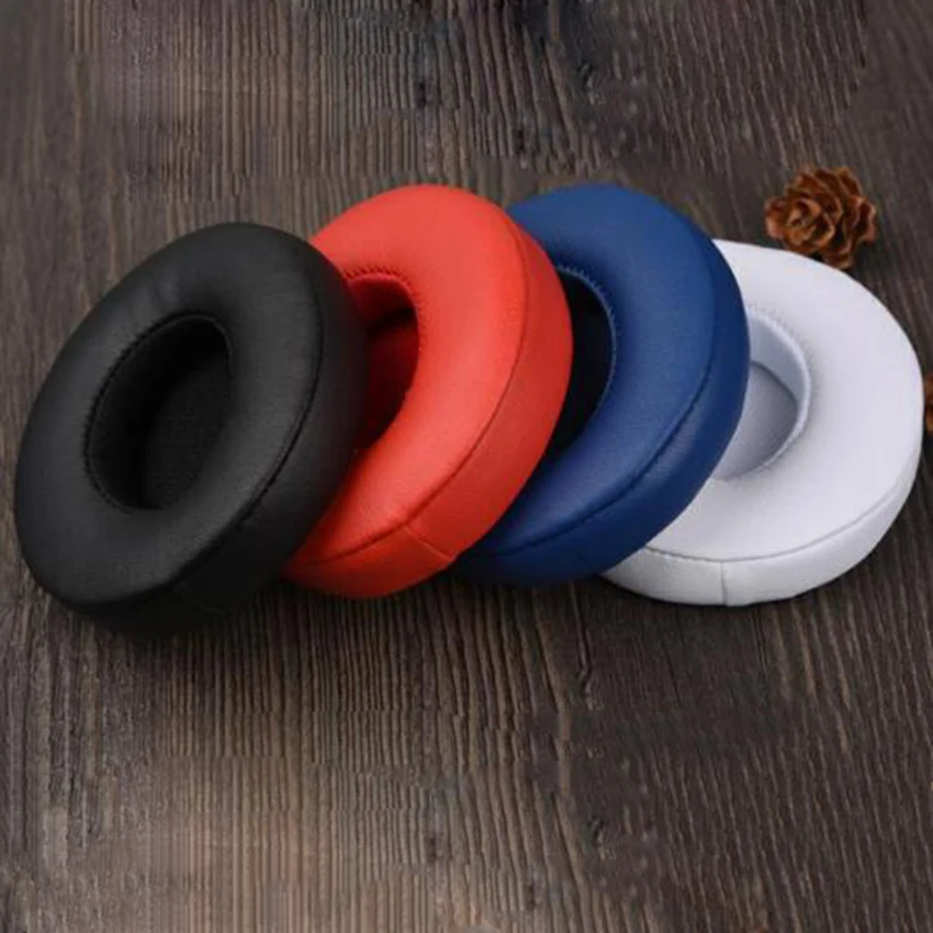 

2pcs/pair Leather Headphone Foam For SOLO 2.0 2 Headset Ear Pads Buds Sponge Cushion Earbud Replacement Covers