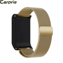 Лучшая цена! 9 Цвета Миланского Магнитная Петля нержавеющая сталь Группа для Garmin Vivoactive HR одежда высшего качества Прямая 2apr7