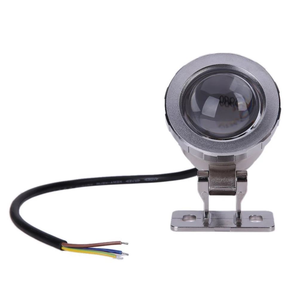 Kaigelin 10 Вт AC/DC 12 V свет RGB для использования в грунтовых водах светодиодный светильник Multi Цвет IP68 Водонепроницаемый светодиодный фонтан вечеринка в бассейне Лампа ИК-пульт дистанционного управления Управление