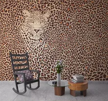 Custom 3d wallpaper leopard vintage pattern animal abstract background wall high-grade waterproof material Custom 3d wallpaper leopard vintage pattern animal abstract background wall high-grade waterproof material