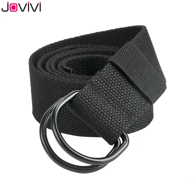 Мужской парусиновый ремень Jovivi 1 шт. с двойным d образным кольцом повседневный в