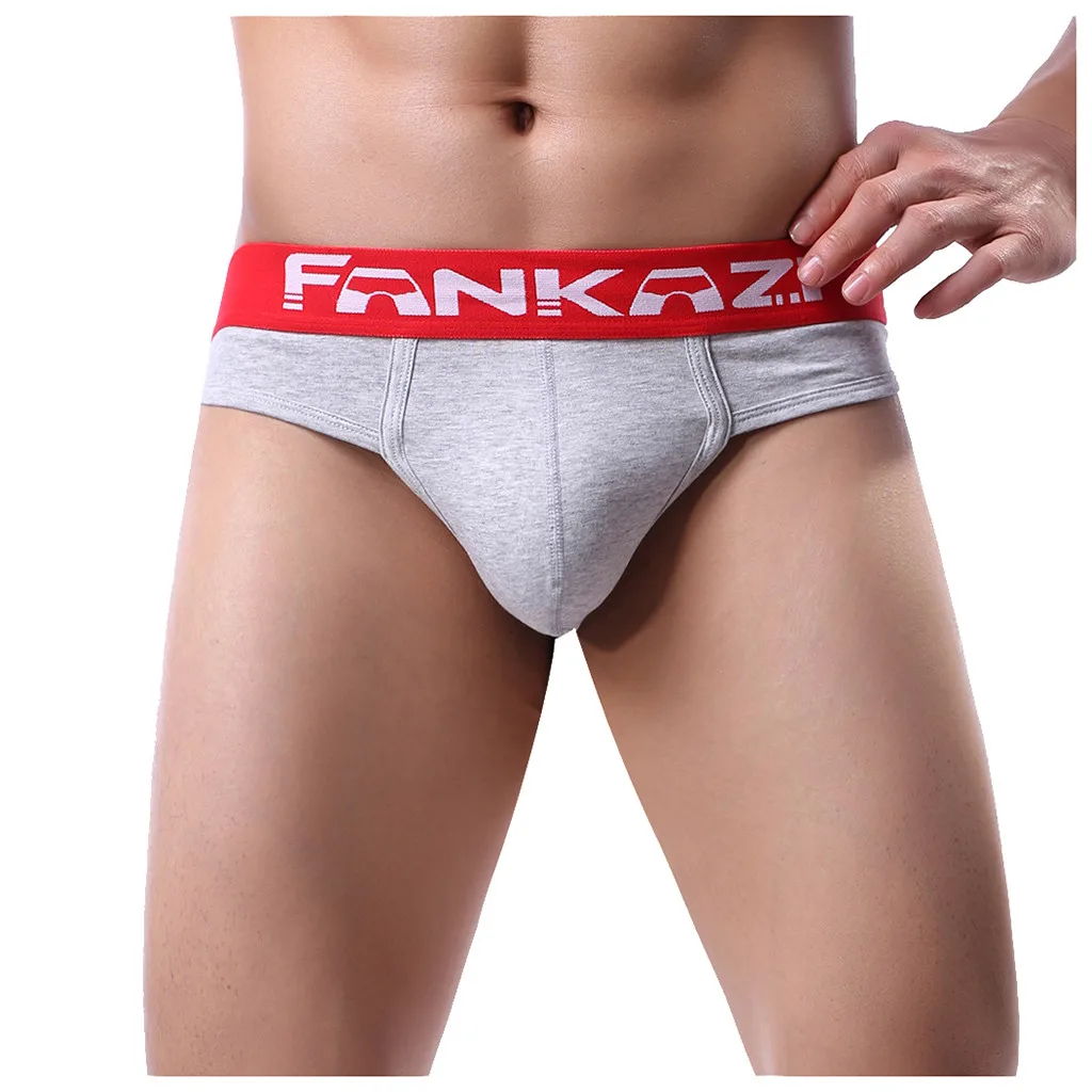 

Men Brief Low-Waisted Leisure Motion Pants Knicker T-Back Comfortable Underpants Summer Man Fashion