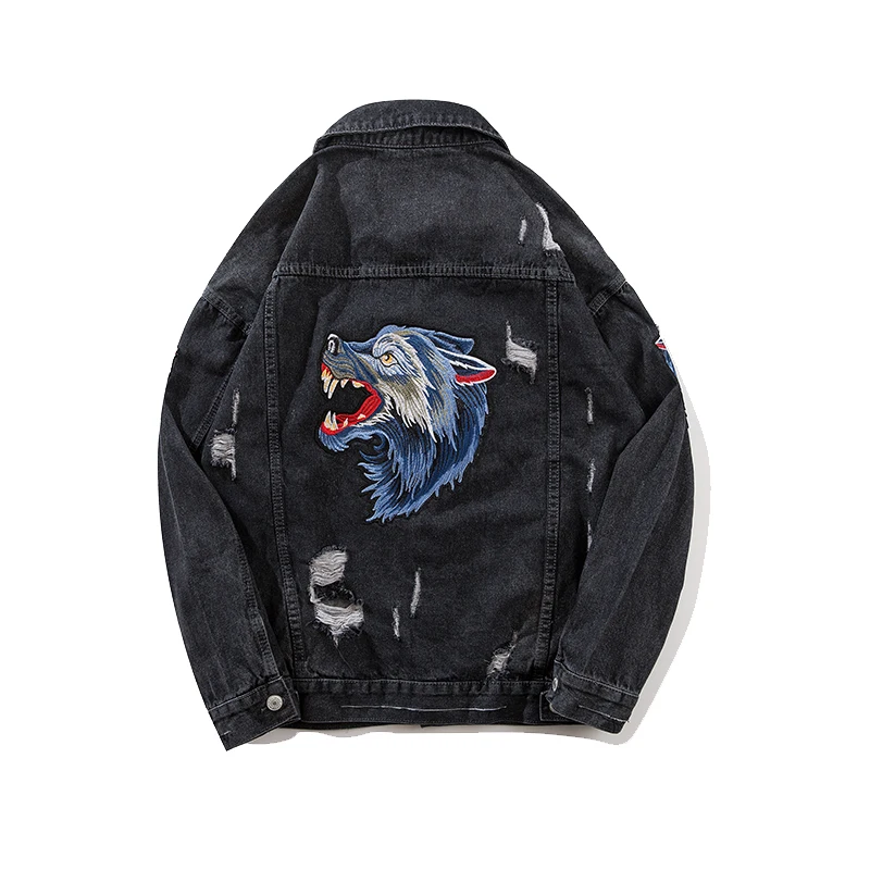 Embroidery Designs Denim Jacket Coat 