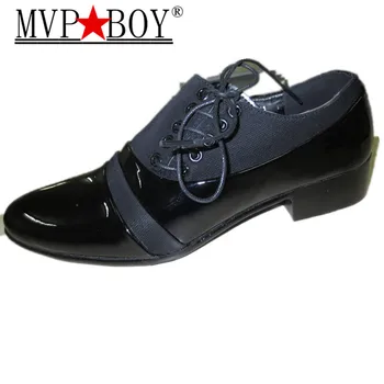 

MVP BOY Men Dress Shoes Italian Wedding Man Casual Shoes Oxfords Suit Shoes Man Flats Leather Shoes Zapatos Hombre
