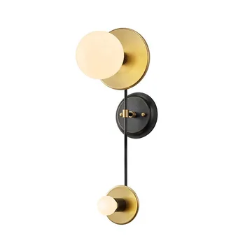 

Nordic Modern LED Wall Lamps Molecular Glass Ball Wall Lights for Living Room Bedroom Artistic Indoor Wall Lighting Luminaire
