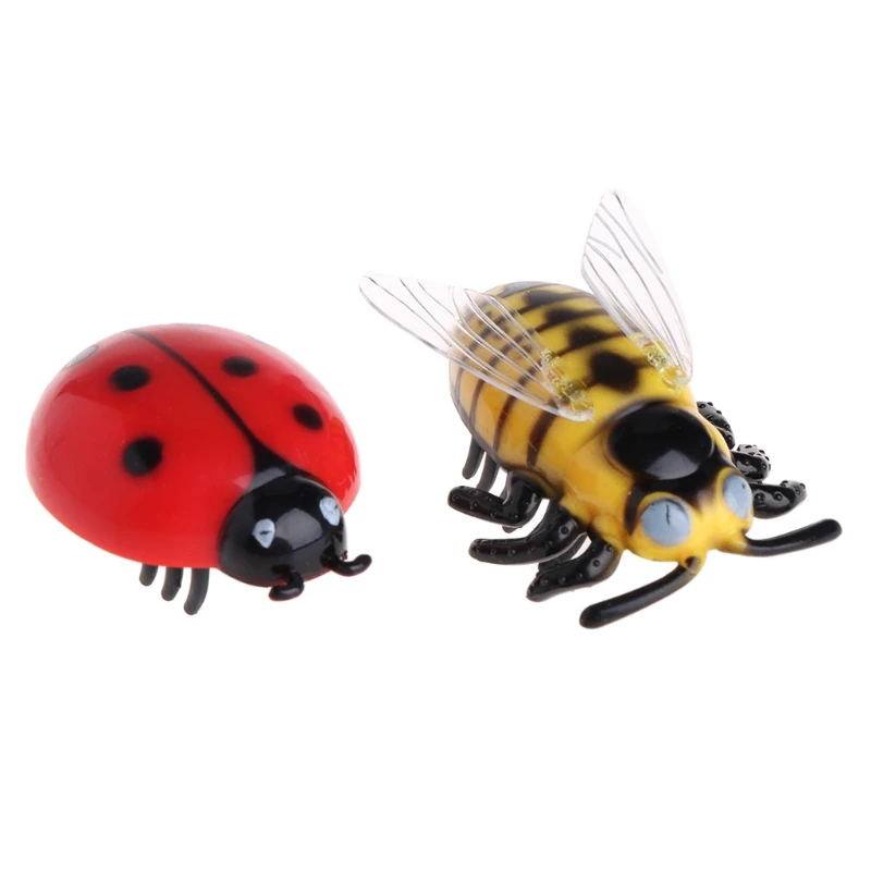 

Insect Toys Teaser Interactive simulation Toys Beetle Cicada Auto Walking Insect Mini Toys
