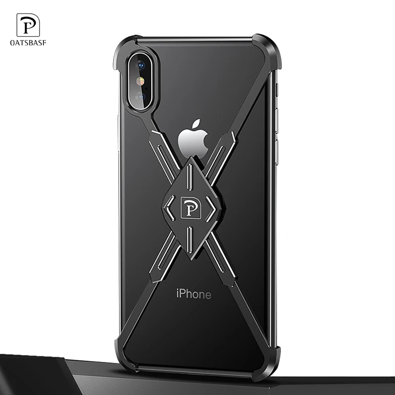OATSBASF saber X дизайн металлический чехол для iPhone XS MAX индивидуальная задняя крышка