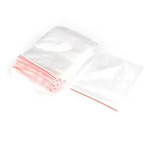 100 шт. 9x13 см застегивающиеся пакеты 1Mil Поли Очистить прямоугольник закрывающимися Zip замок уплотнения