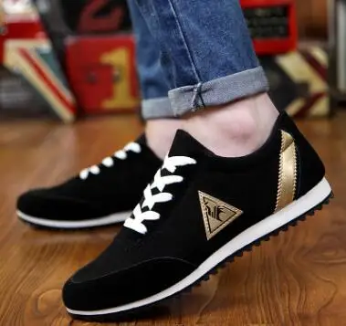 

New 2018 Spring/Autumn Casual Shoes For Men Fashion Comfortable Lace-up Adult Male Sneaker Footwear Plus Size 39-44