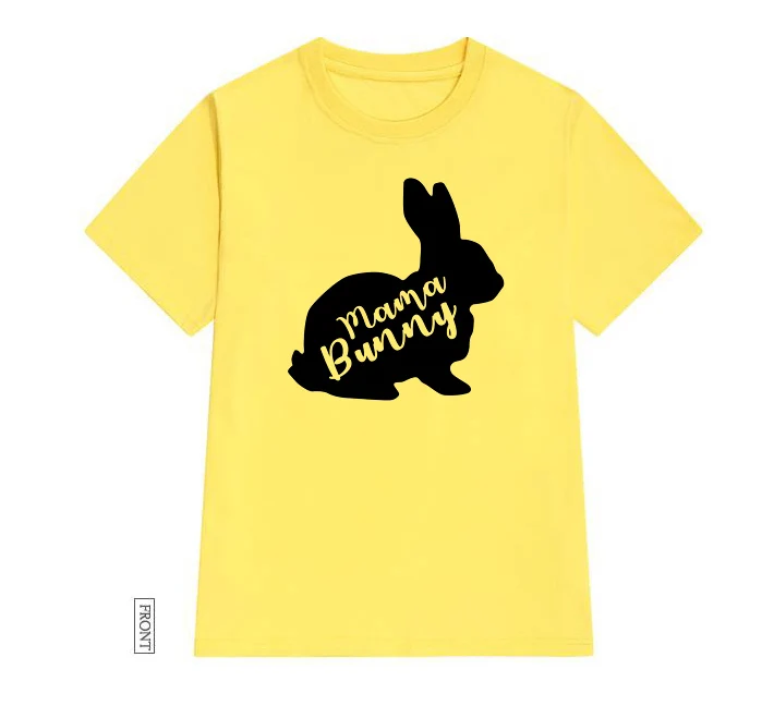 Мама Кролик Женская футболка Повседневная хлопковая хипстерская забавная Футболка для леди Yong Девушка Топ Футболка Прямая поставка ZY-186