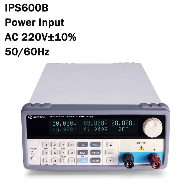 

Switching Power Supply DC Power Supply Programmable Voltage Regulation Adjust Current 220VSmps IPS600B Low Ripple Low Noise