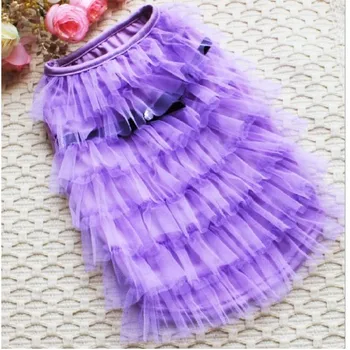 

Luxury Pet Dog Cat Clothes Party Wedding Princess Layer Skirt Skirts Dress