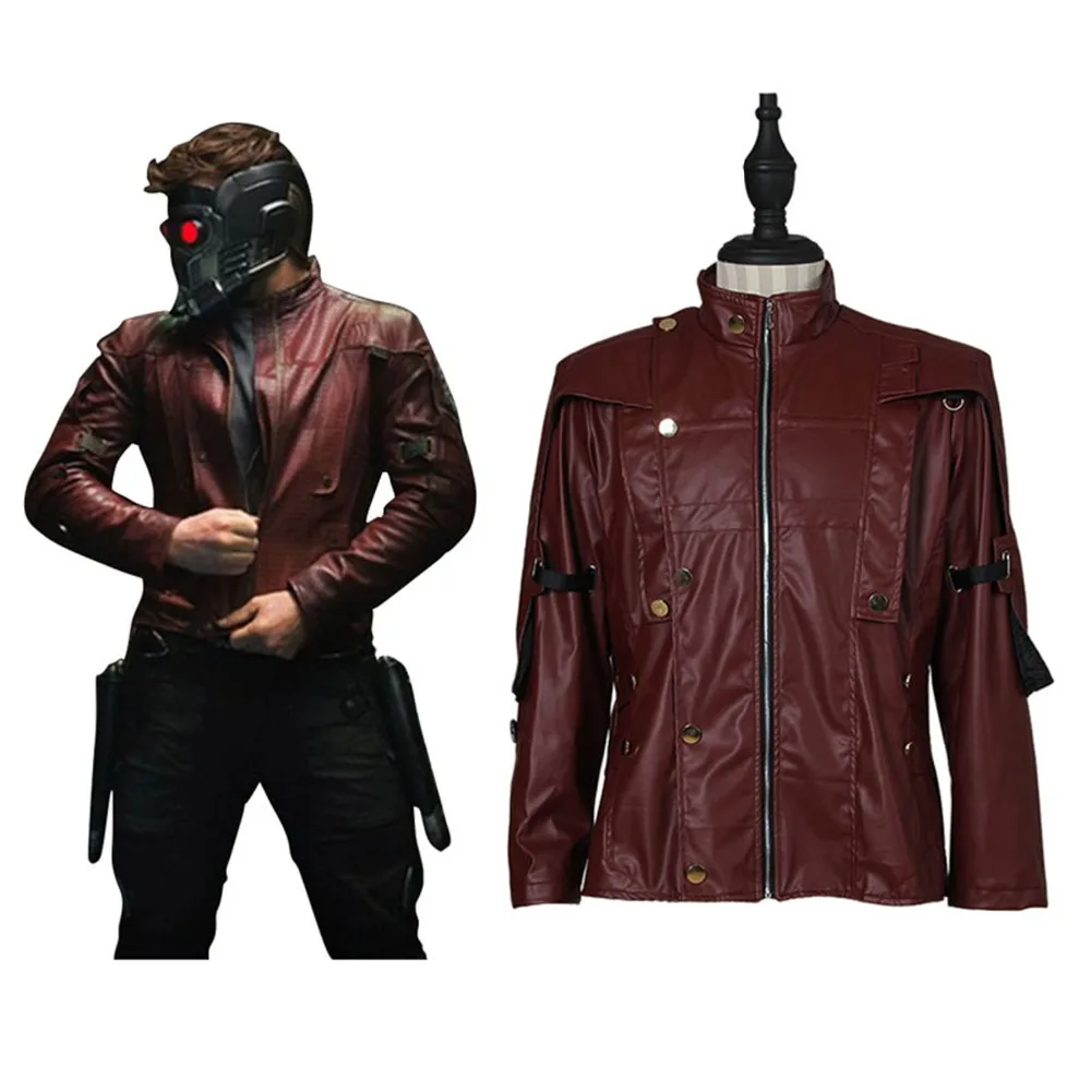 

Guardians of the Galaxy Cosplay coat Star-Lord Costume adult Peter Jason Leather Jacket