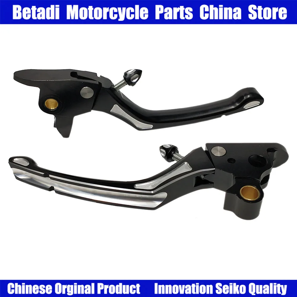 

2Pcs/Set High Quality Alloy Motorcycle Brake Handle Brake Handles Clutch Lever Fit For Motorbike Modification for Harley