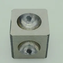 Пунзель квадратный с полированной стальной полостью Hobbyists ювелирные изделия формы 50*50*50 мм