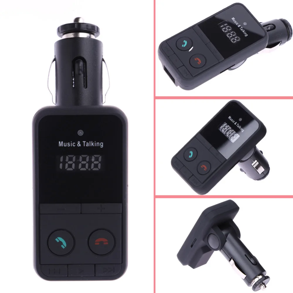 Автомобильный V3.0 Bluetooth FM передатчик модулятор 12 v 24 v автомобиль MP3 WMA радио плеер телефон USB Зарядное устройство ЖК-дисплей Дисплей Зажигалка для сигарет