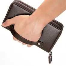 De Negocios de alta Calidad Carteira masculina Carpeta de La Manera Monedero Multifuncional de Los Hombres de Cuero Billetera Portemonnee Case Homme