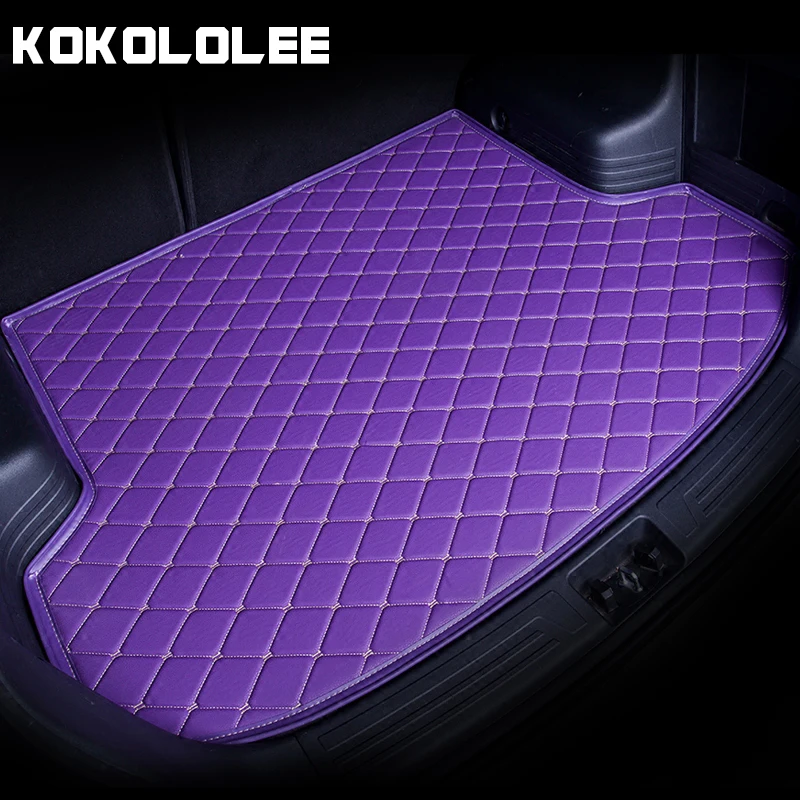 

[KOKOLOLEE] Custom car trunk mats for KIA All Models K2/3/4/5 Kia Cerato Sportage Optima Maxima carnival rio ceed car styling