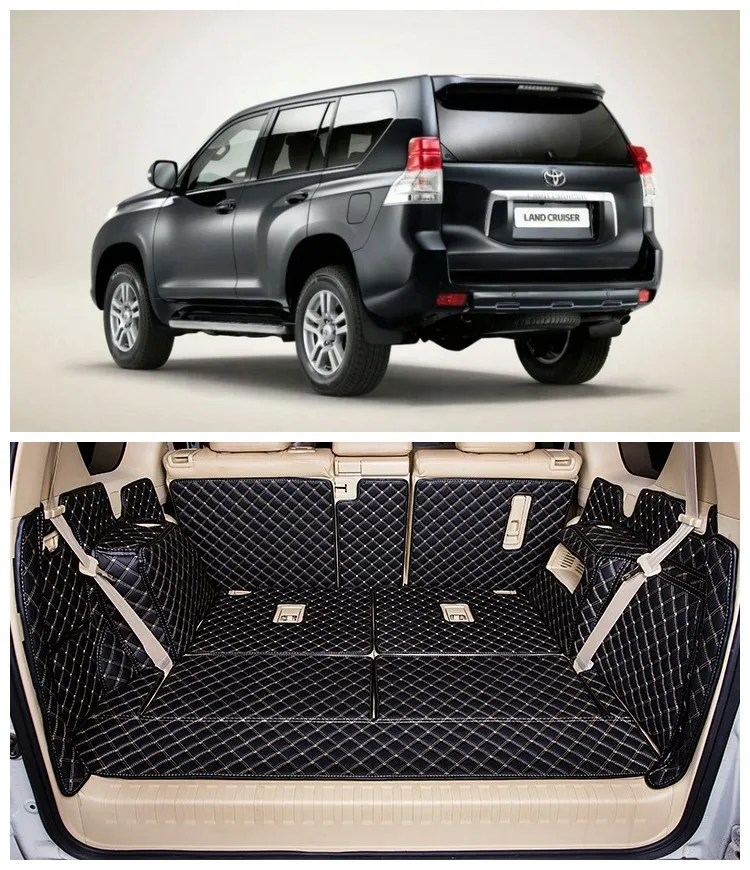 For Toyota LAND CRUISER PRADO 150 2010 2018 Full Rear Trunk Tray Liner