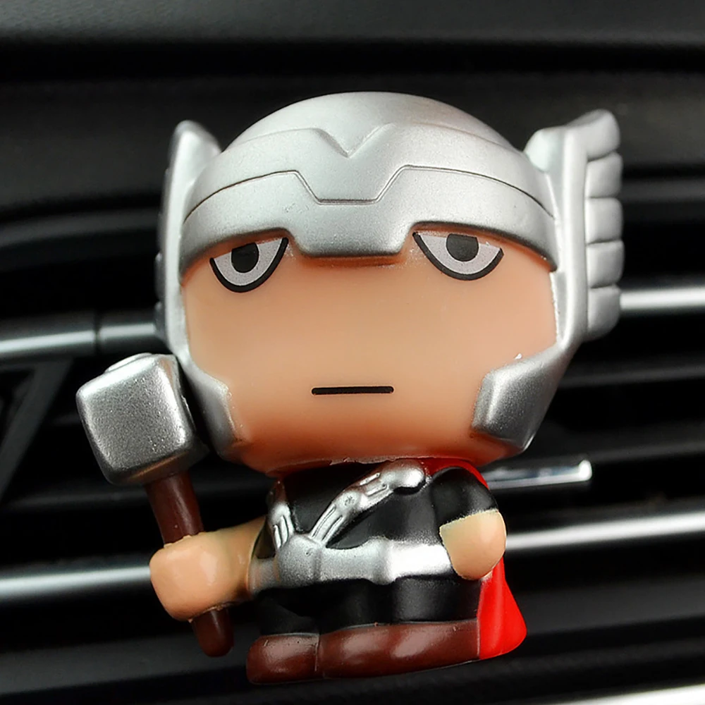Automotive Freshener Car Perfume Clip For The Avengers Marvel Superhero Figures Auto Vents Scent Diffuser In The Car Accessories