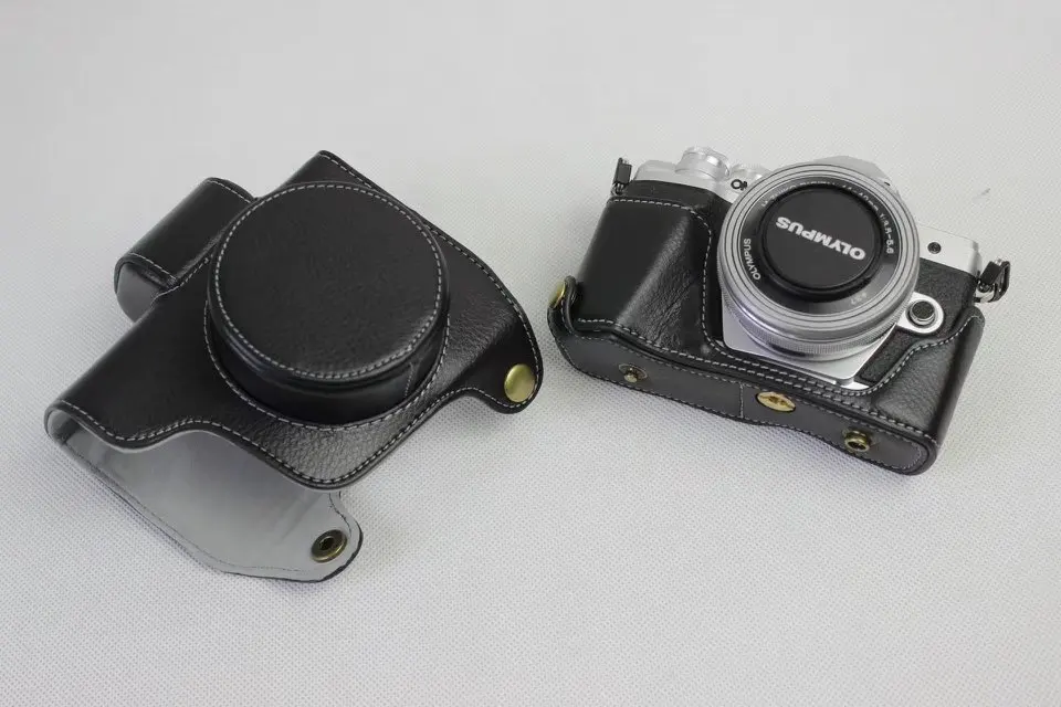 Чехол из натуральной кожи для камеры Olympus EM10 III M3 Mark Винтажный чехол с