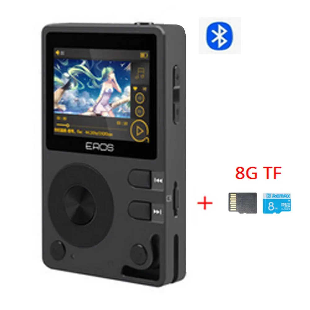 Brand Aigo EROS Q High-quality DSD64 Bluetooth 4.0 Portable Audio Lossless Hifi Music Player USB DAC Support OTG+8G TF Card bluetooth-music-player : image Brand Aigo EROS Q High-quality DSD64 Bluetooth 4.0 Portable Audio Lossless Hifi Music Player USB DAC Support OTG+8G TF Card bluetooth-music-player