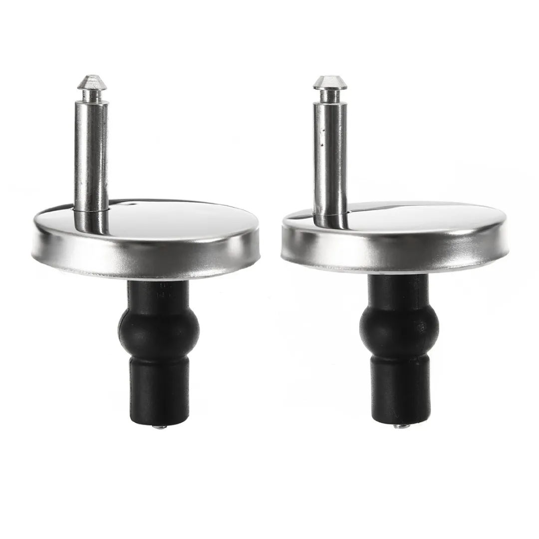 Mayitr 2PCS Bolt Sets for Toilet Seat Screws Hinge Repair Parts Fix WC Toilet Seat Hinges Fittings Quick Release Hinge Mayitr 2PCS Bolt Sets for Toilet Seat Screws Hinge Repair Parts Fix WC Toilet Seat Hinges Fittings Quick Release Hinge
