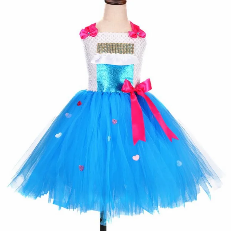Детское платье-пачка с героями мультфильмов костюм шоколадного бара повседневное милое платье для дня рождения для девочек Карнавальная одежда на Хэллоуин для малышей