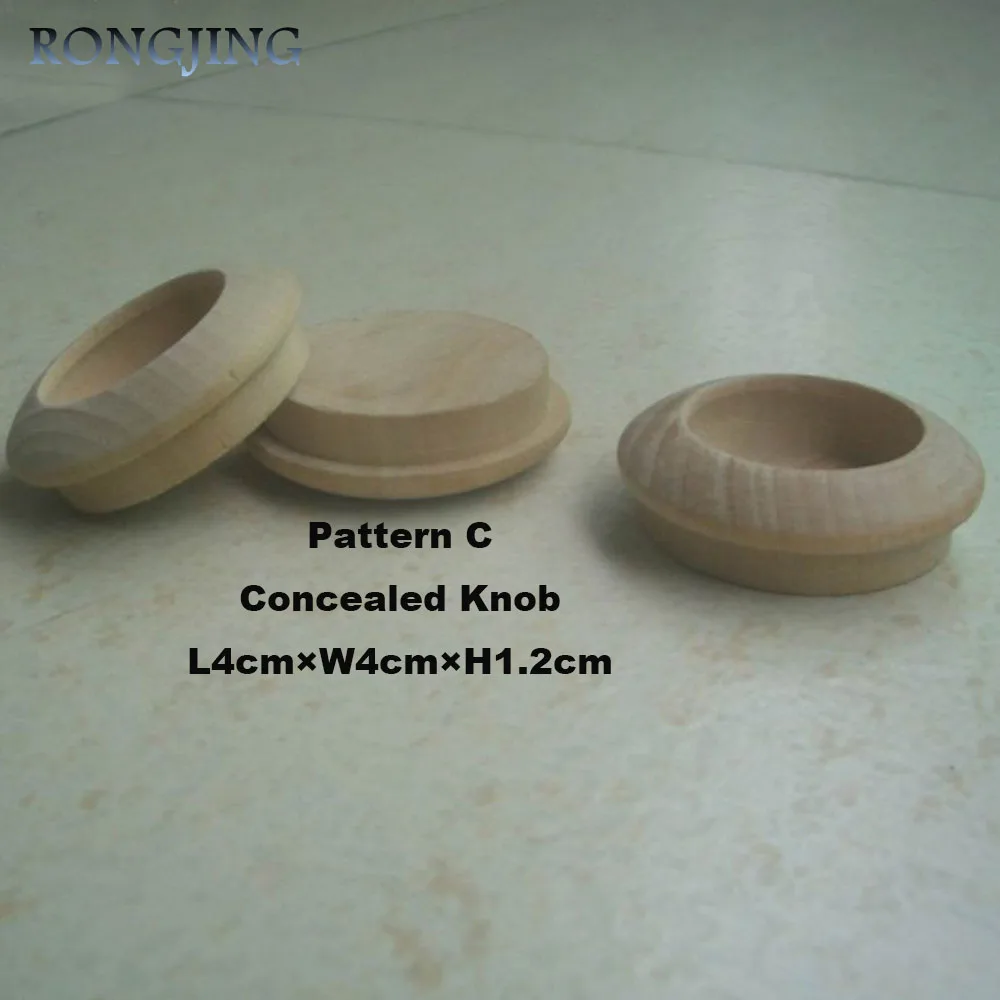 cheap 20x Wooden Kitchen Cabinet Drawer Knobs Concealed Cupboard Handles Closet Cabinet Bars Wooden Furniture Solid Pulls Bookcase