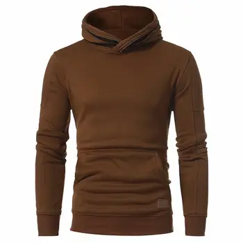 

Handsome Men Autumn Winter Long Sleeve Zipper Clothes Male Fashion Casual Blouse Solid Color Chandal Hombre Deporte #AA