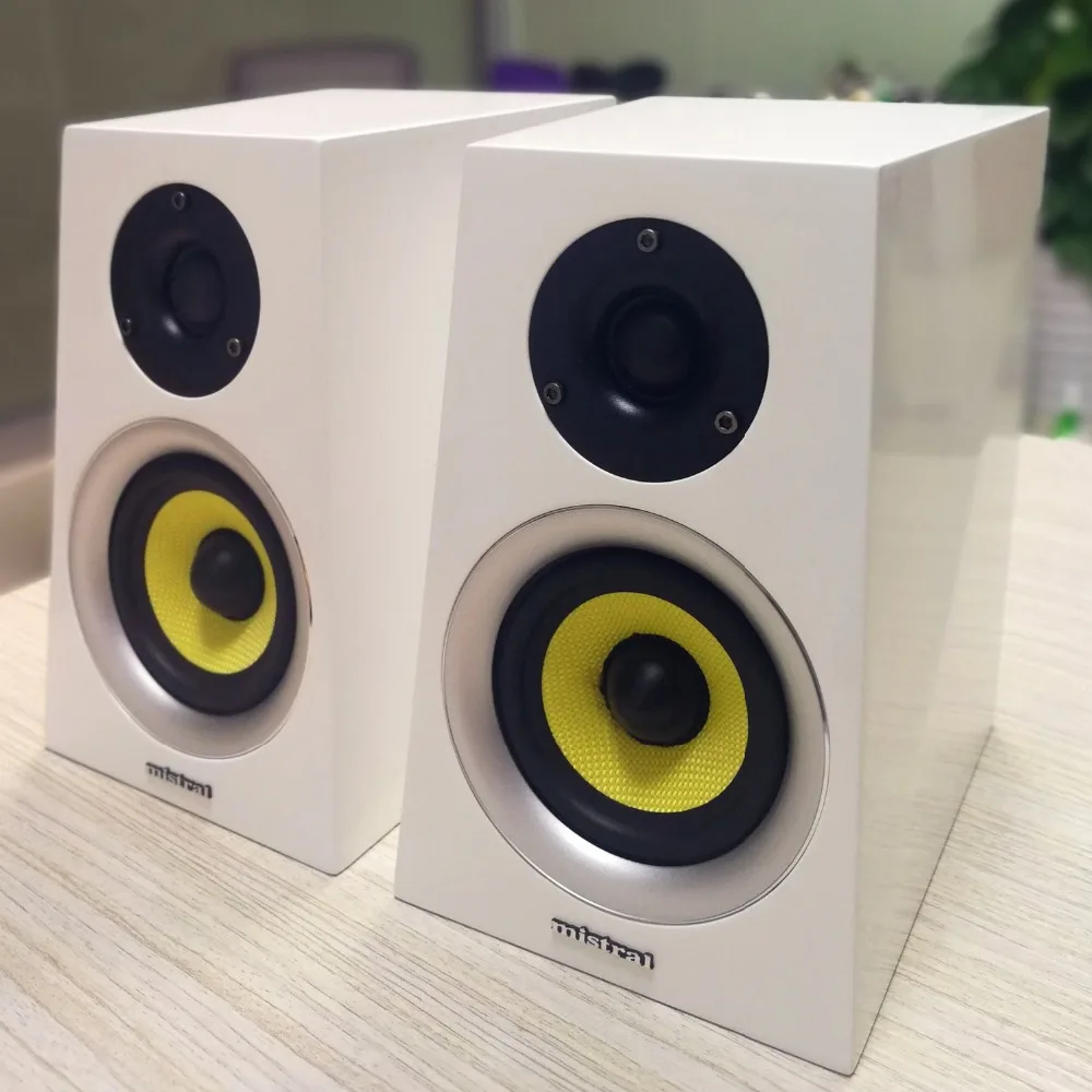 Mistral BOW III mini 4 Ohms 30W x 2 Hifi колонки для книжной полки (пара)|Полочные АС| |