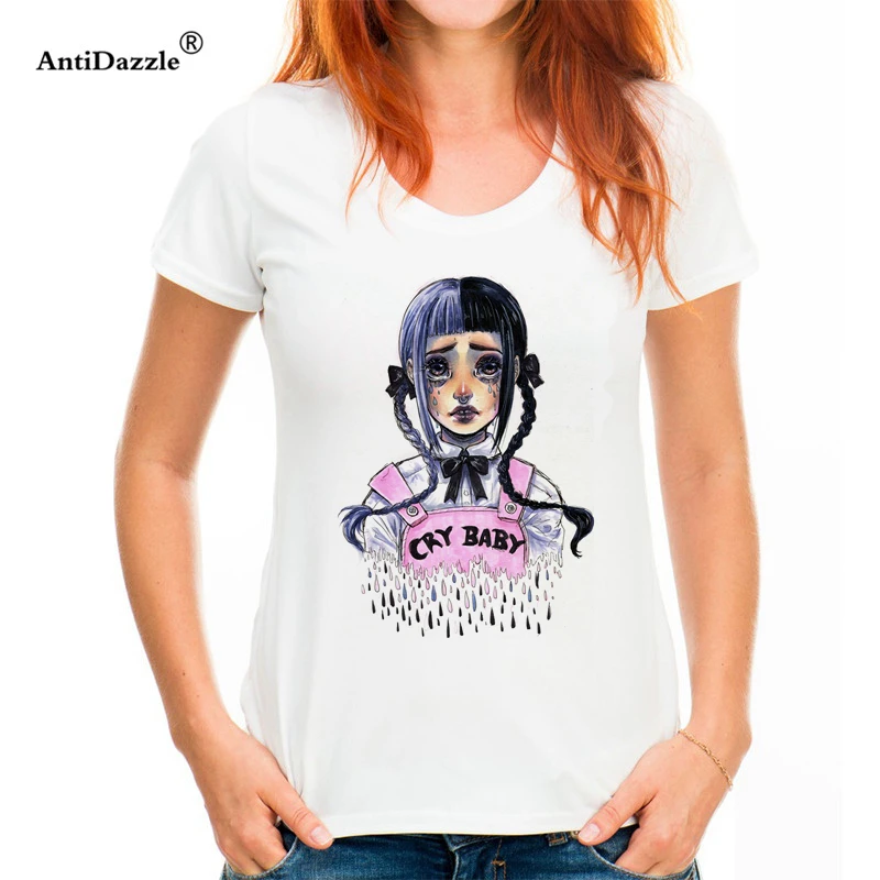 

Antidazzle Melanie Martinez T-Shirt Women Printed Crybaby T Shirt Asian Size S-3XL Harajuku Fashion Brand T-Shirt