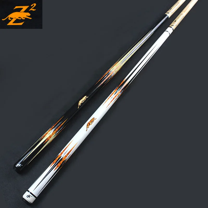 

High Quality 11.5mm/12.75mm Maple wood Billiards Poool cues 1/2 splited fast joint 10mm Snooker cue sticks Z2 shaft China