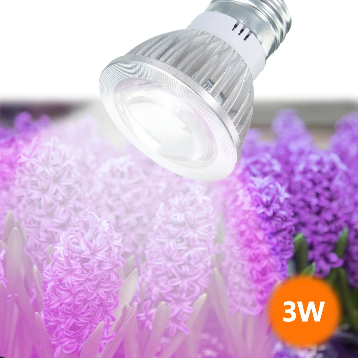 

Jiguoor Full Spectrum LED Grow Light E27 3W 6LED Lighting Plants Growing Lamp For Hydroponics Flowers Plants Vegetables