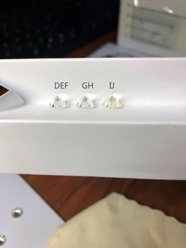 

Lab grown diamonds loose moissanite gemstone 0.8 ct GH color 6mm brilliant cut VVS round shape test positive Provence jewelry