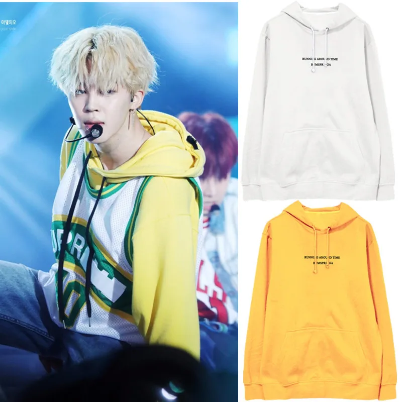 jimin yellow hoodie