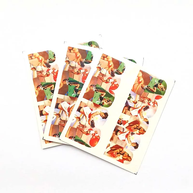 

3pcs Water Nail Decal and Sticker Sexy lips Simple Summer Slider for Manicure Nail Art Watermark Tips C10*3