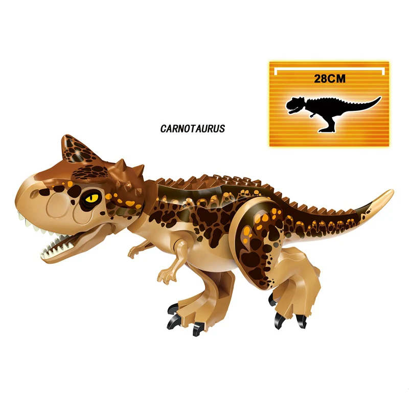 Brutal Raptor Building Jurassic Blocks World 2 MINI Dinosaur Figures Bricks Dino Toys For Children Dinosaurios Christmas