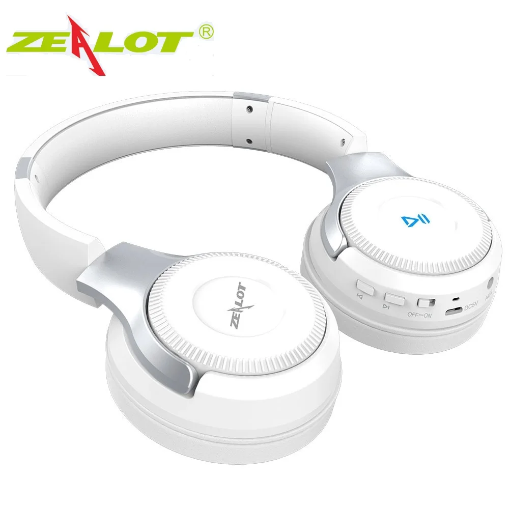 ZEALOT B26T V4.2 Bluetooth наушники стерео беспроводные складные наушники за ухо Встроенный микрофон гарнитура для компьютера, телефона