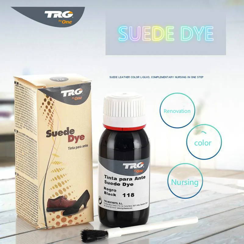 

Spain imported Suede dye Colour complement Renovation Mink Turn fur Dyeing agent 50ml suede Shoes clothes Bag