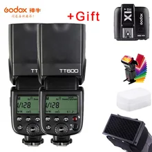 Godox flash de câmera speedlite tt600s, 2.4g sem fio, master slave, X1T-S gatilho, hss, ttl, para sony a6000 a7 ii iii iv a58 a6500 a6300