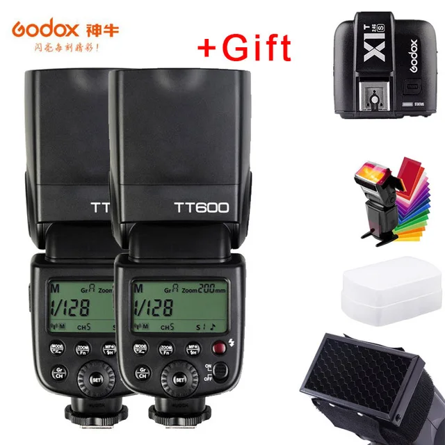 Беспроводная вспышка Godox TT600s для камеры Speedlite 2 4G Master Slave X1T-S триггер HSS TTL Sony a6000 a7 II