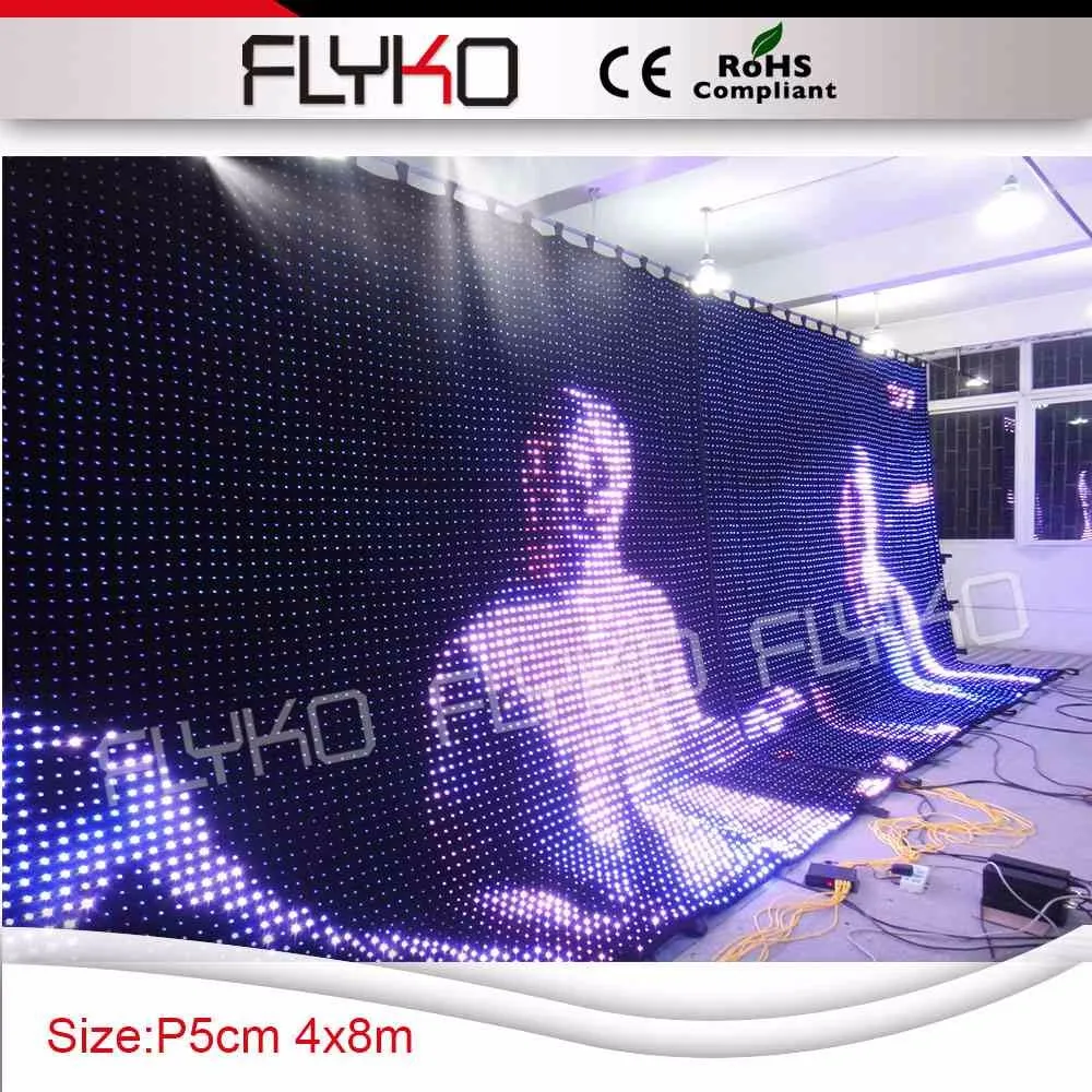 p5 led video curtain 8