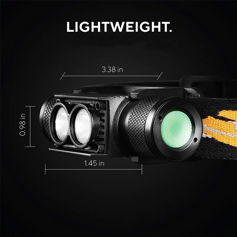 ZK20 10000LM L2 светодиодный налобный фонарь прочный Водонепроницаемый Перезаряжаемые