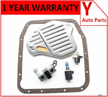

5pcs set 4R70W 4R75W For FORD F150 2005-2008 Solenoid Shift + EPC + oil Filter +gasket High Quality and 1 Year Warranty