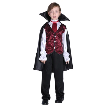 

HUIHONSHE New Anime Vampire Queen Fancy Dress Costumes Halloween Costumes For Boys Girls kids Vampire Carnival Party Cosplay