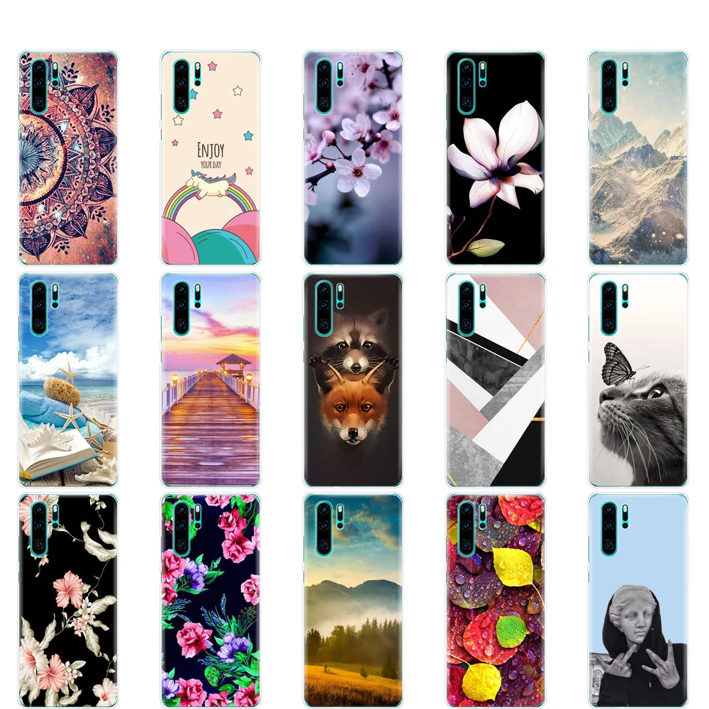 case for Huawei P30 Pro Case Huawei P30Pro Case Silicone TPU Phone Back Cover On Huawei P30 Pro VOG-L29 ELE-L29 P 30 Lite Case